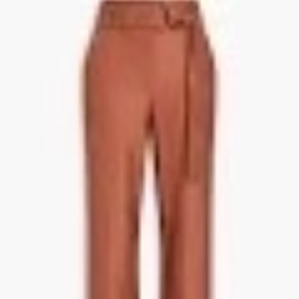 Veronica Beard Sunny golden brown trouser NWT, size 8